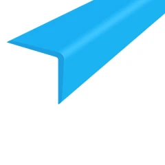 Угол-отбойник 50х50мм без клея, 2м, голубой