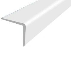 Угол-отбойник 50х50мм самоклеящийся, 1м, белый