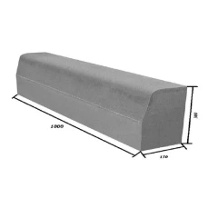 Дорожный бордюр 1000х300х150 мм