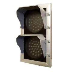 Светофор двухсекционный, с радиомодулем и пультом д/у