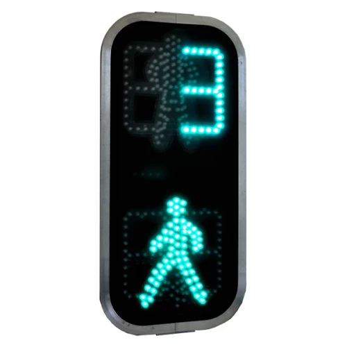 Светофор пешеходный П.1.1. с ТООВ двух сигналов и УЗСП