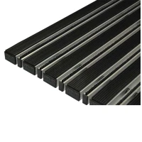 Придверная грязезащитная решетка Сити Резина + Страйп 1200 мм /800 мм