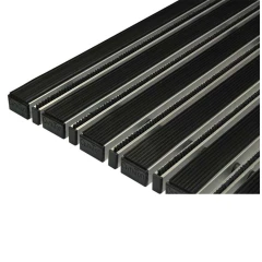 Придверная грязезащитная решетка Сити Резина + Страйп 1200 мм /800 мм