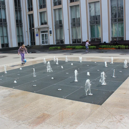 Прессованный решетчатый настил Р 33х11/30х2 Х\К Сталь ОЦ  500/1000 мм  (А-обр.)