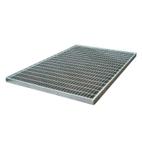 Прессованный решетчатый настил Р 33х11/20х2 Х\К Сталь ОЦ 490/990 мм  (А-обр.)