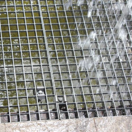 Прессованный решетчатый настил Р 33х11/30х2 Х\К Сталь ОЦ  800/1000 мм  (А-обр.)