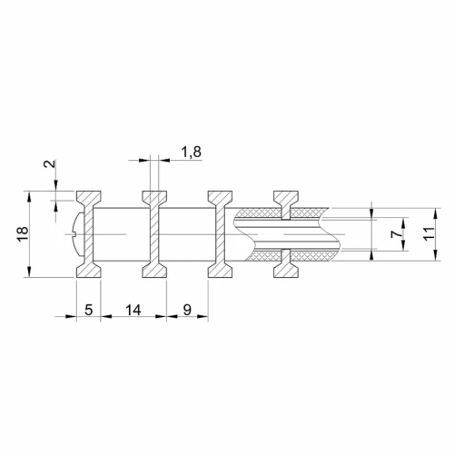 Конвекторная решётка Титан КВ черный