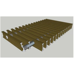 Конвекторная решётка Титан КВ черный