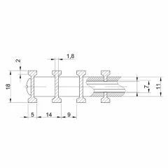 Конвекторная решётка Титан КВ бронза
