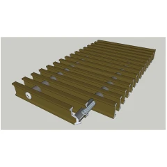 Конвекторная решётка Титан КВ бронза