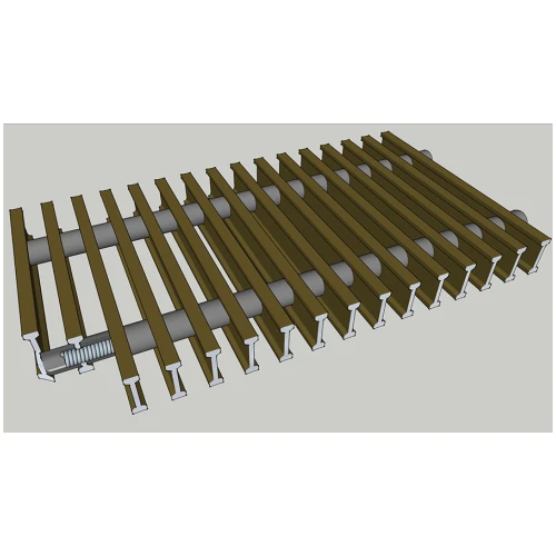 Конвекторная решётка Титан КВ Long серебро