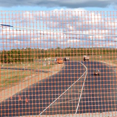 Сетка пластиковая оградительная 100 гр/м2 1,2x50 м, ячейка 65х35 мм