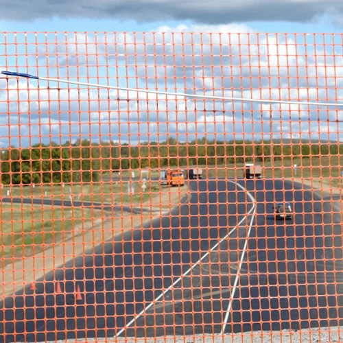 Сетка пластиковая оградительная 150 гр/м2 1,8x50 м, ячейка 65х35 мм