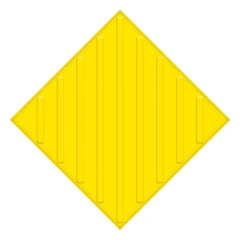 Тактильная противоскользящая плитка ПВХ 300x300 мм 300 гр, диагональ