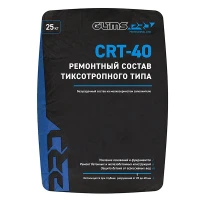 Ремонтная смесь GLIMS PRO CRT-40 безусадочная тиксотропного типа, 25 кг