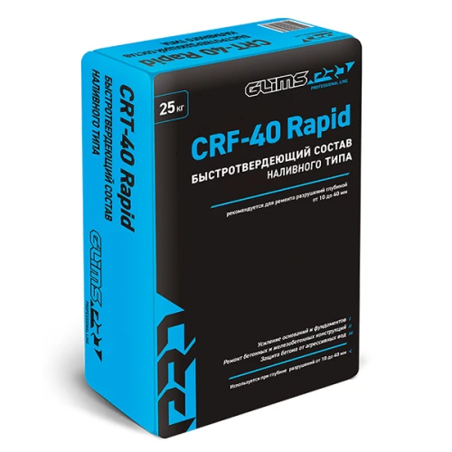 Ремонтный состав GLIMS PRO CRF-40 Rapid Класс R4, 25 кг