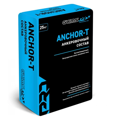 Анкеровочный состав GLIMS PRO ANCHOR-T наливного типа, 25 кг