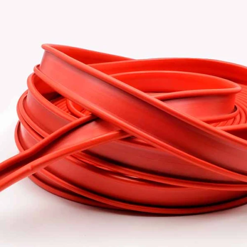 Поручень ПВХ для перил 40x4 мм, красный, 21 м