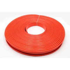 Поручень ПВХ для перил 40x4 мм, красный, 21 м