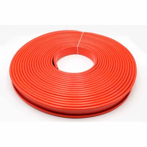 Поручень ПВХ для перил 40x4 мм, красный, 21 м