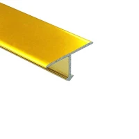Отделочный алюминиевый Т-образный профиль, 19мм x 2.7м, золото глянцевое