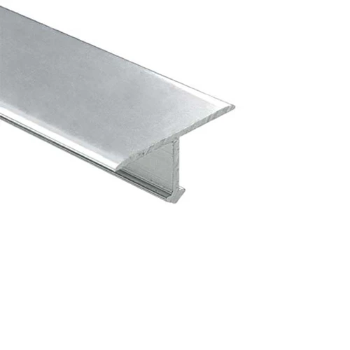 Отделочный алюминиевый Т-образный профиль, 15мм x 2.7м, серебро глянцевое