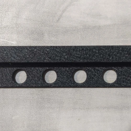 Отделочный алюминиевый L-образный профиль, 10мм x 2.7м, черный муар