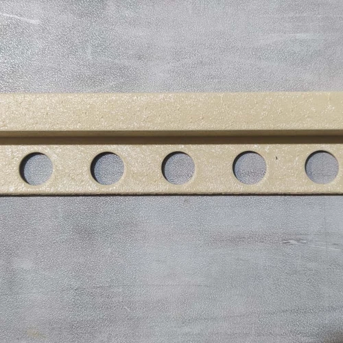 Отделочный алюминиевый L-образный профиль, 10 мм x 2.7 м, бежевый муар