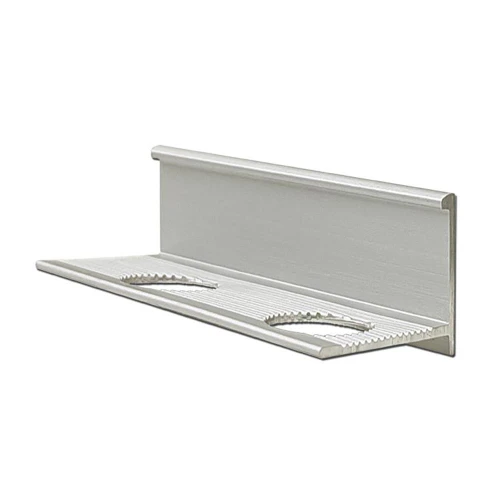 Алюминиевый профиль для L-образной окантовки LТ-10-СМ серебро/матовое