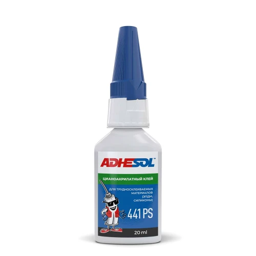 Цианоакрилатный клей низкой вязкости, проникающий Adhesol 441Ps 20мл