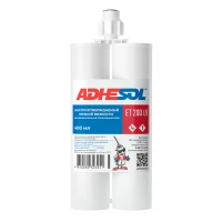 Быстроотверждаемый двухкомпонентный клей низкой вязкости Adhesol ET200 LV 400мл