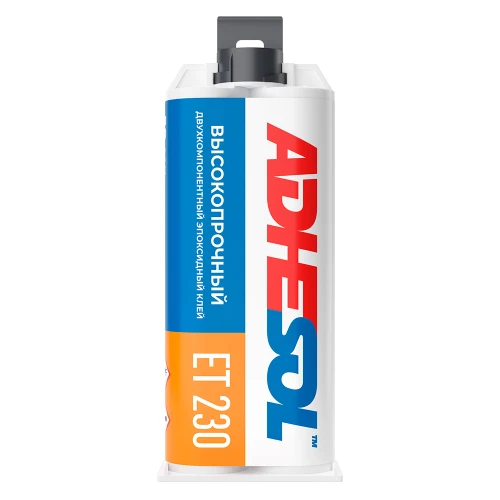 Высокопрочный двухкомпонентный эпоксидный клей Adhesol ET230 50мл