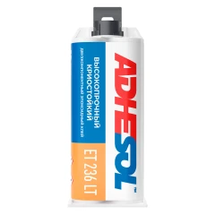 Высокопрочный, криостойкий двухкомпонентный клей Adhesol ET236 LT 50мл