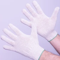 Перчатки х/б 5-ти нитка лайт, белый