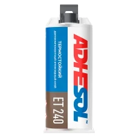 Термостойкий двухкомпонентный эпоксидный клей Adhesol ET240 50мл