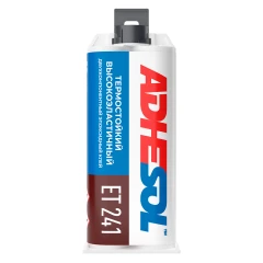 Термостойкий высокоэластичный двухкомпонентный клей Adhesol ET241 50мл