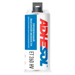 Двухкомпонентный эпоксидный клей высокой вязкости Adhesol ET260 НV 50мл