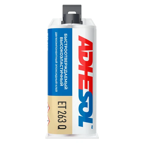 Быстроотверждаемый высокоэластичный двухкомпонентный клей Adhesol ET263 Q 50мл