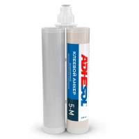 Клеевой анкер высокопрочный двухкомпонентный Adhesol 400мл, время жизни 5мин