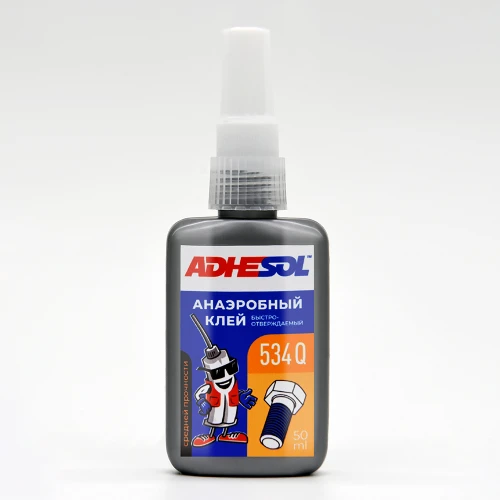 Анаэробный клей средней прочности для резьбовых соединений Adhesol 534Q 50мл