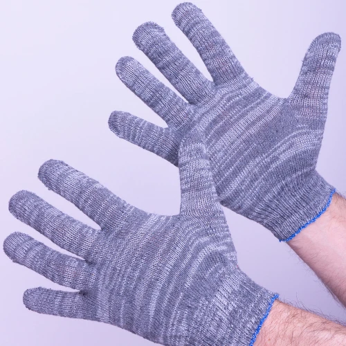 Перчатки х/б 4-х нитка лайт, графит