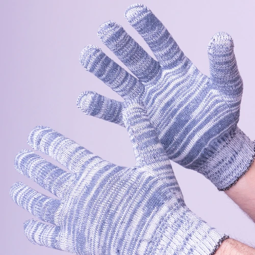 Перчатки х/б 6-ти нитка лайт, графит