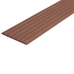 Противоскользящая тактильная направляющая полоса 40 мм без клеевого слоя, коричневый