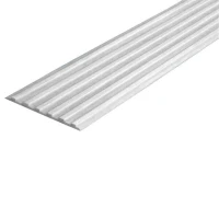 Противоскользящая тактильная направляющая полоса 40 мм без клеевого слоя, белый