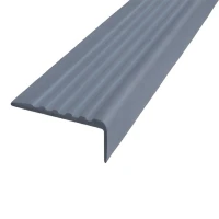 Противоскользящий угол для ступеней 35х15 мм без клеевого слоя, серый, 12,5м