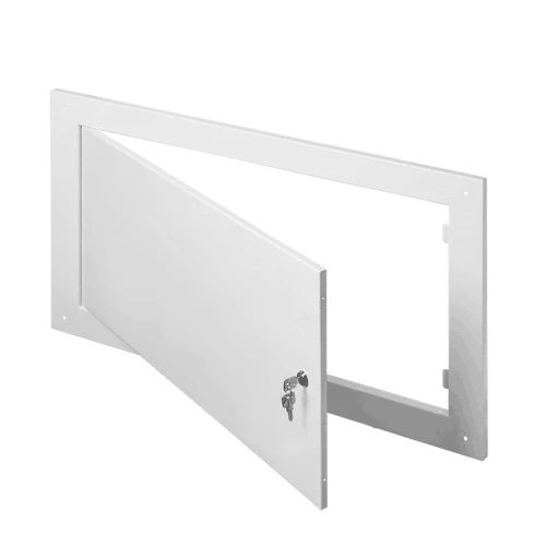 Люк ревизионный металлический с замком Ventale 500x400