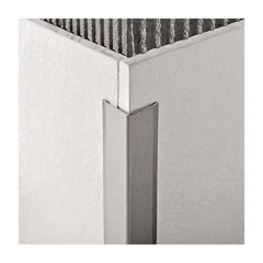 Алюминиевый отделочный уголок У-10х10 мм золото матовое, 2,7м