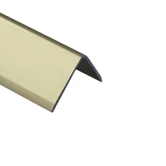 Алюминиевый отделочный уголок У-15х15 мм шампань матовая, 2,7м