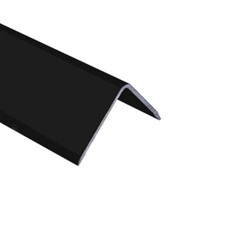 Алюминиевый отделочный уголок У-15х15 мм черный матовый, 2,7м