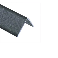 Алюминиевый отделочный уголок У-15х15 мм серый муар, 2,7м